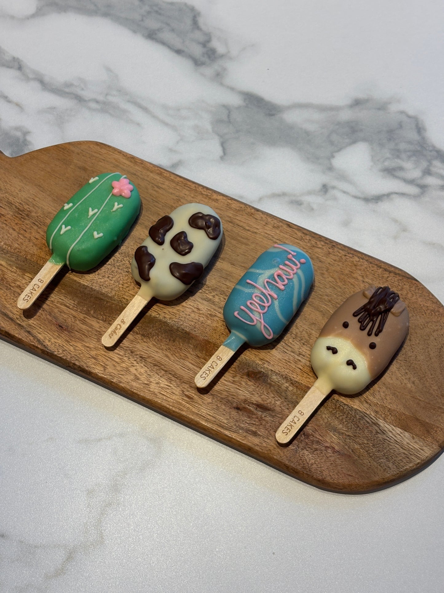 Stampede cakesicles