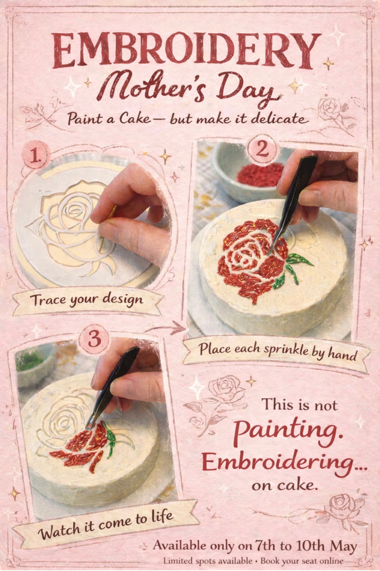 Mothers day Paint a cake
