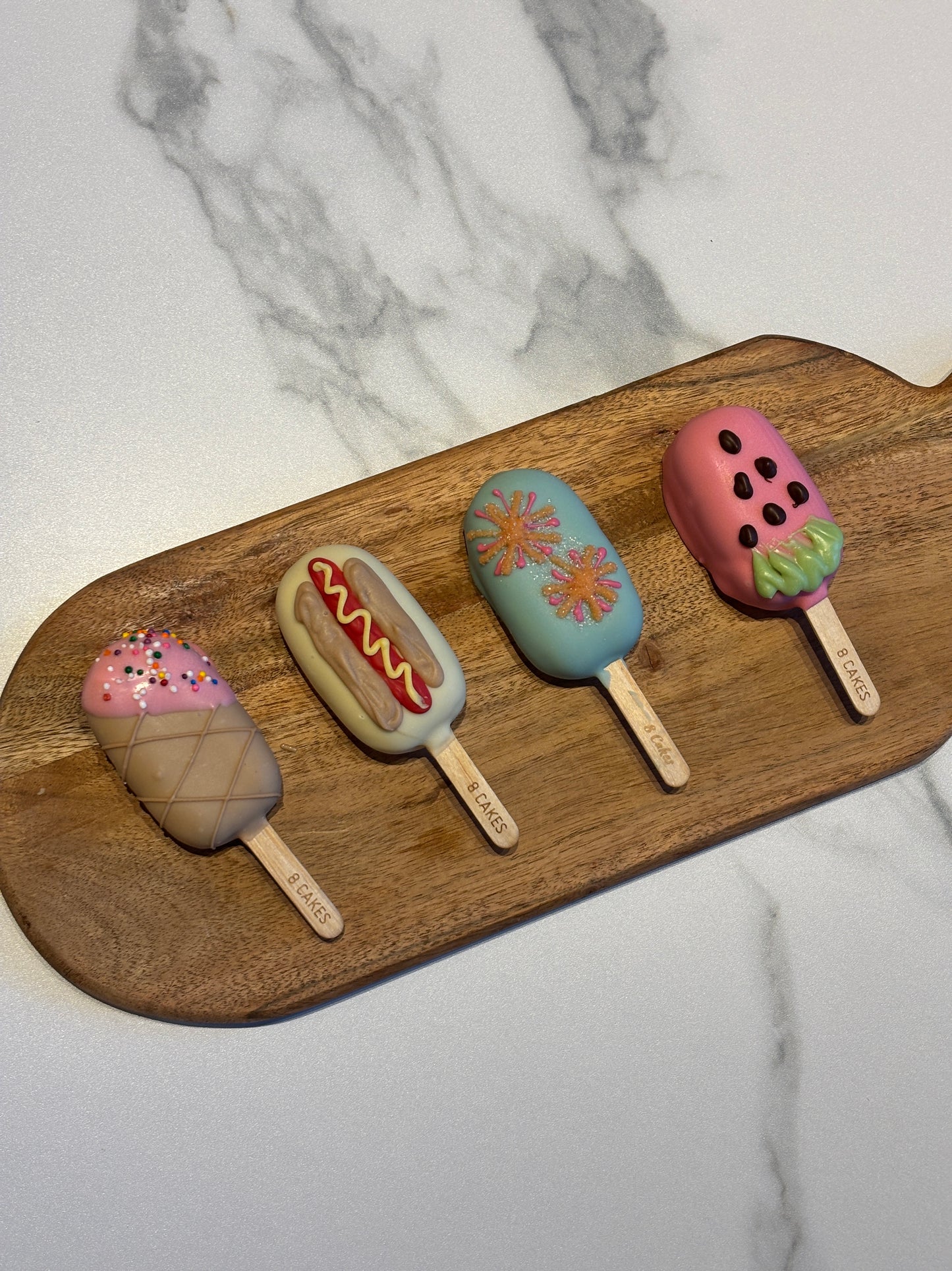 Stampede cakesicles