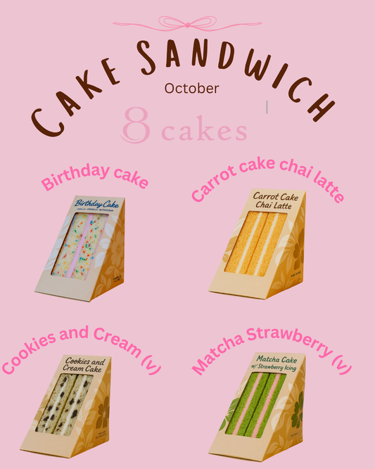 Cake Sandwiches October
