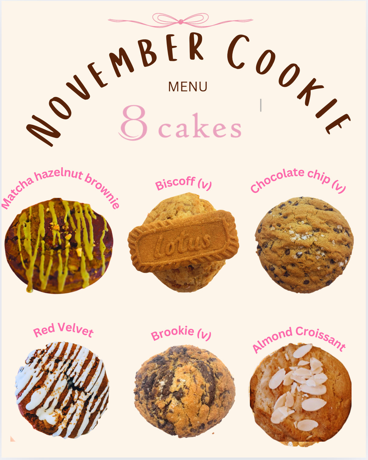 6 Cookie Bundle November| Calgary Cookie Box Delivery – 8 Cakes