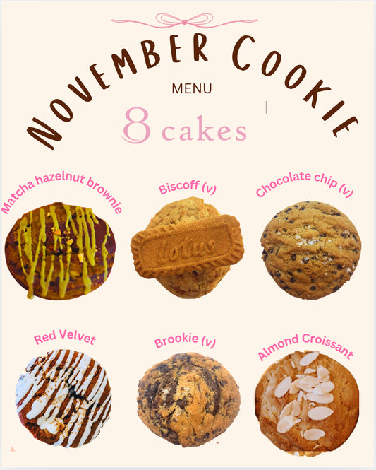 6 Cookie Bundle November| Calgary Cookie Box Delivery – 8 Cakes