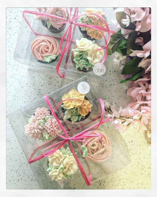 Mother’s Day flower cupcakes