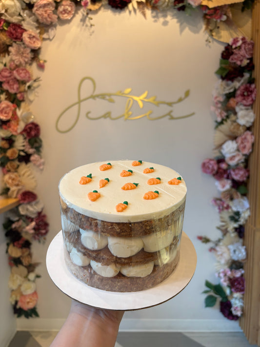 Naked Carrot cake - Calgary fresh baked desserts- 8 cakes
