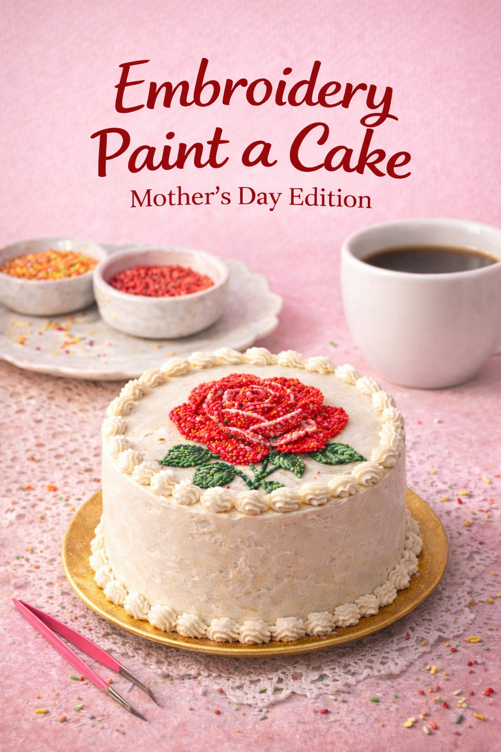 Mothers day Paint a cake