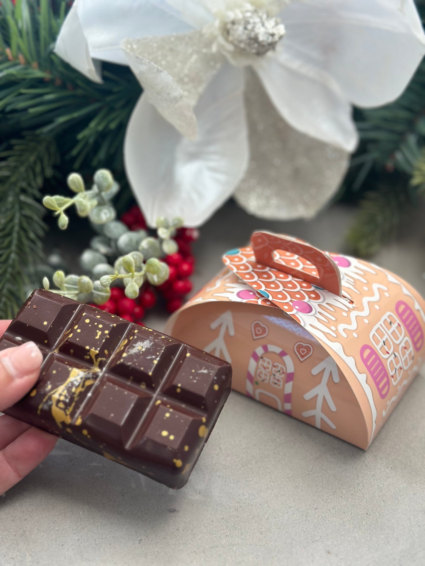 Holiday Chunkie chocolate Bar