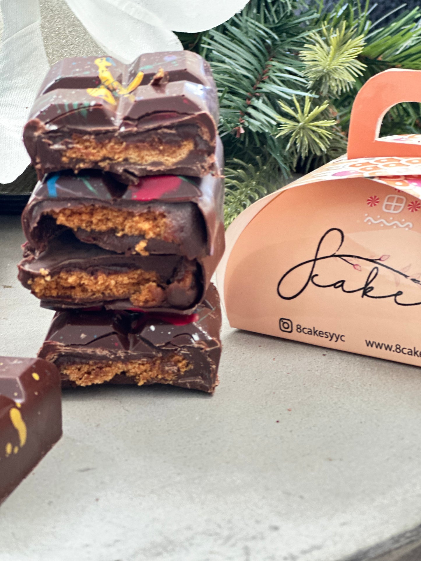 Holiday Chunkie chocolate Bar